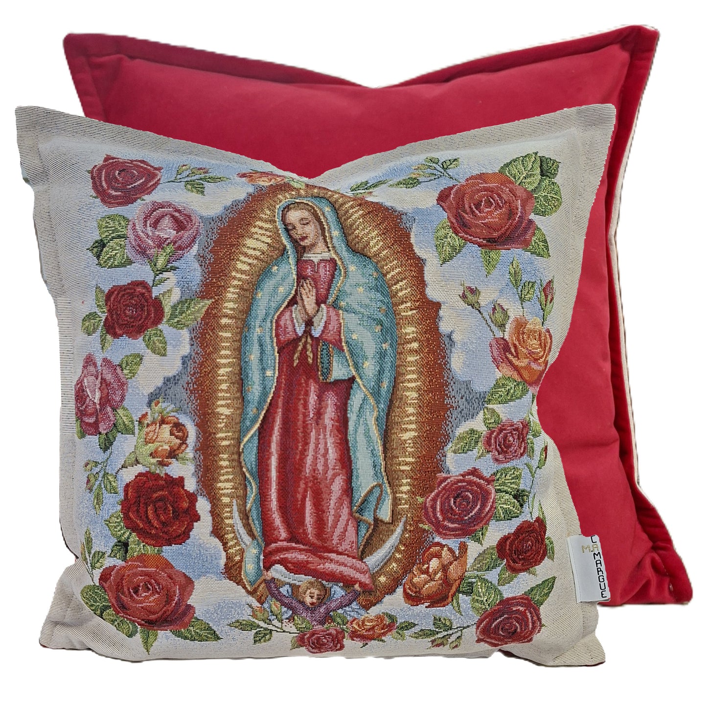 Coussin | Jacquard | Vierge | Beige