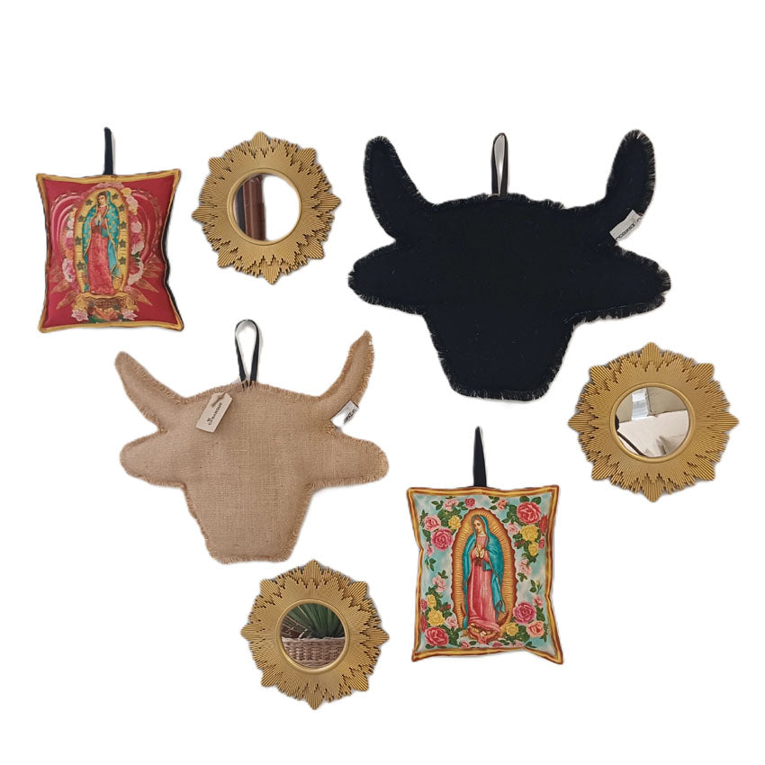 Coussinet "tête de toro" | Décoration murale
