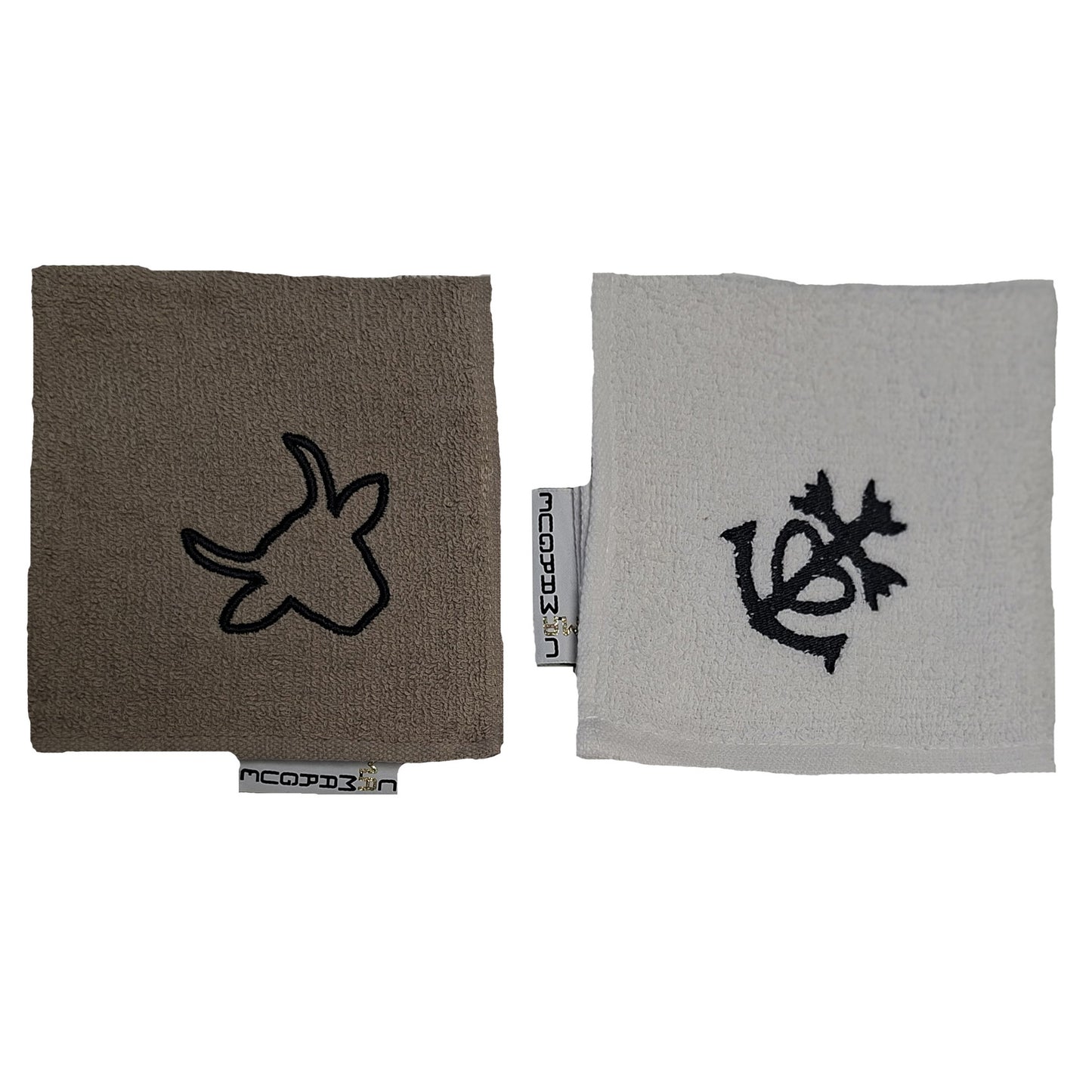 Serviette invité | Toro beige | Croix blanche