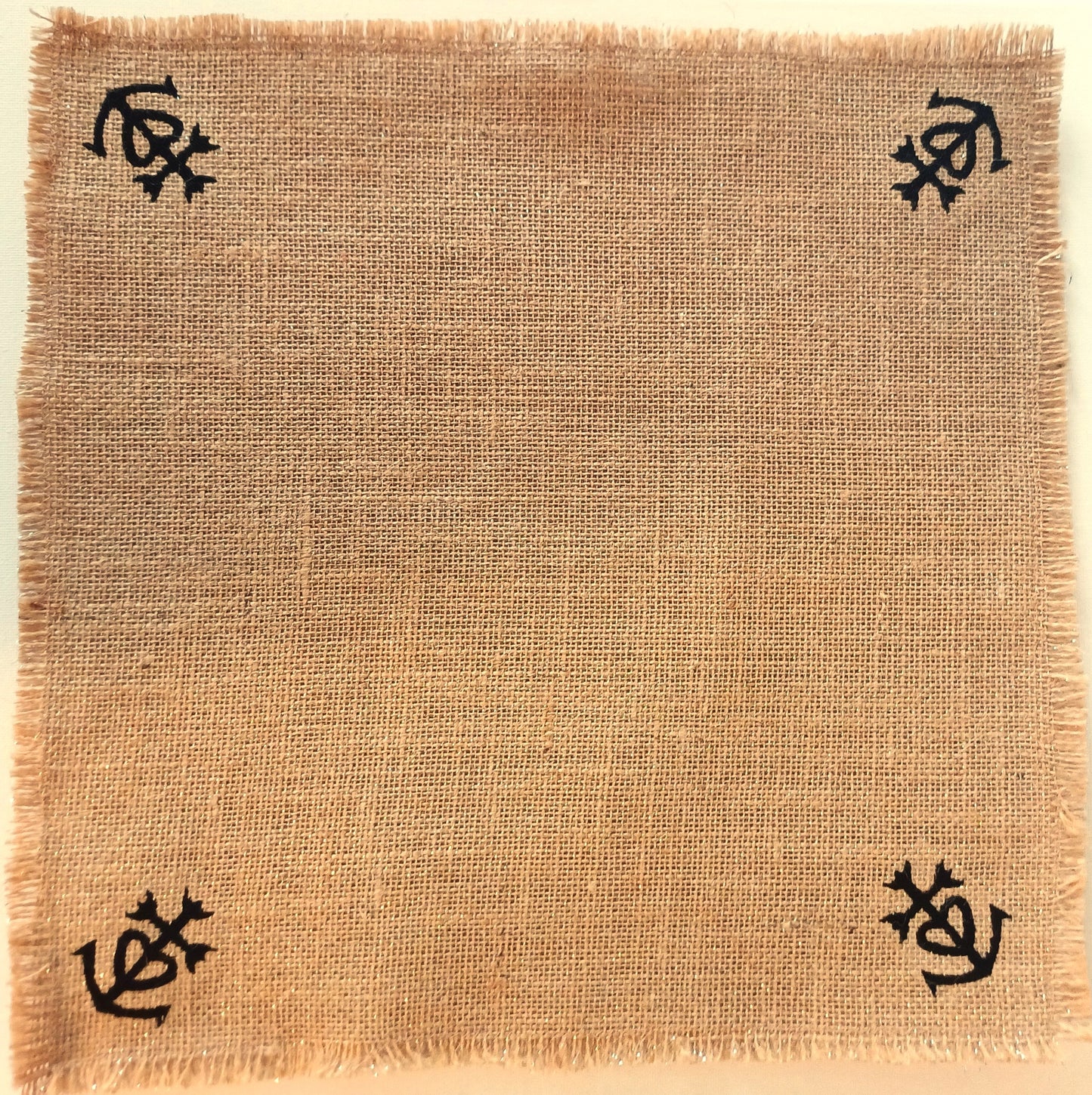 Set de table | Jute | Carré | Croix