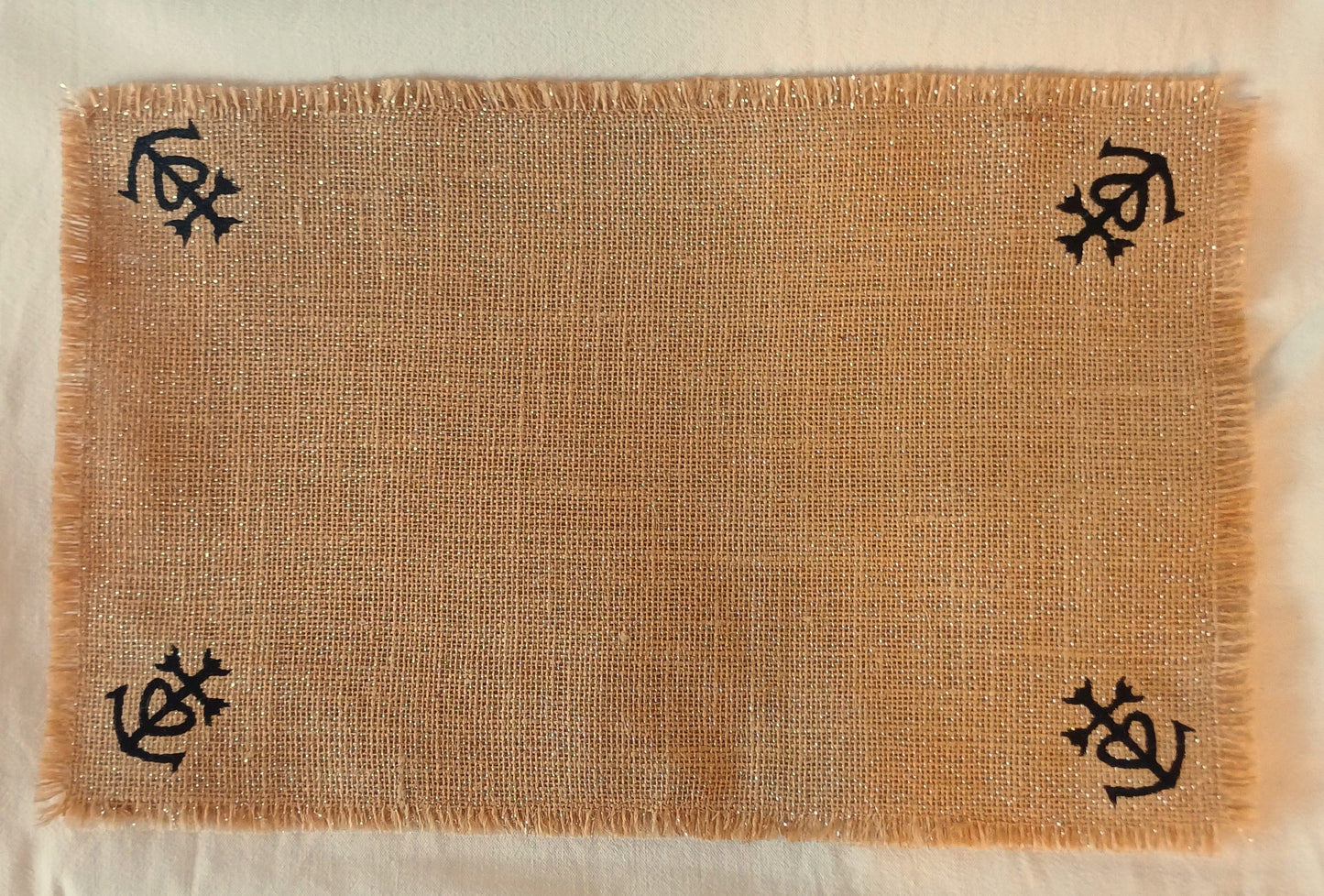 Set de table | Jute | Rectangle | Croix
