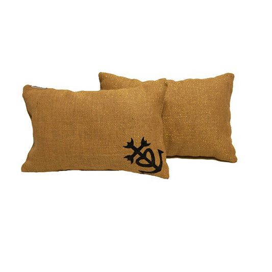 Coussin | Jute | Rectangle | Croix