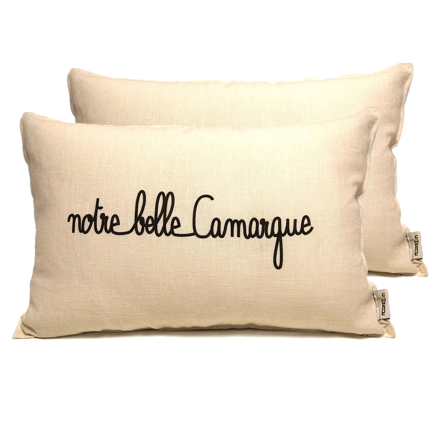 Coussin | Lin | Camargue | Blanc cassé