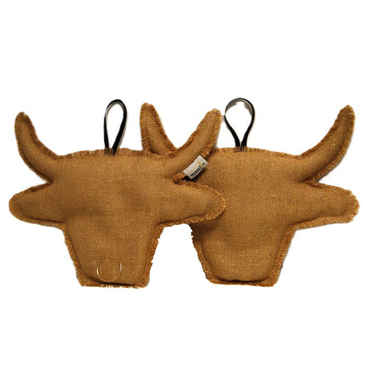 Coussinet "tête de toro" | Décoration murale