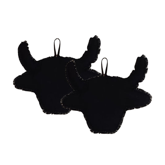 Coussinet | Tête de Toro | Nubuck | Noir