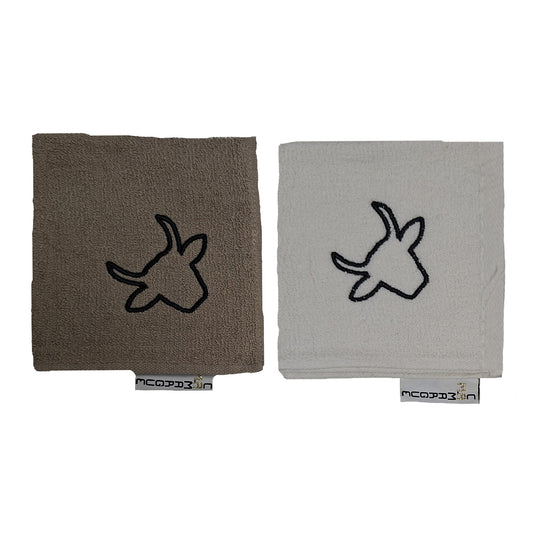 Serviette invité | Toro beige | Toro blanc